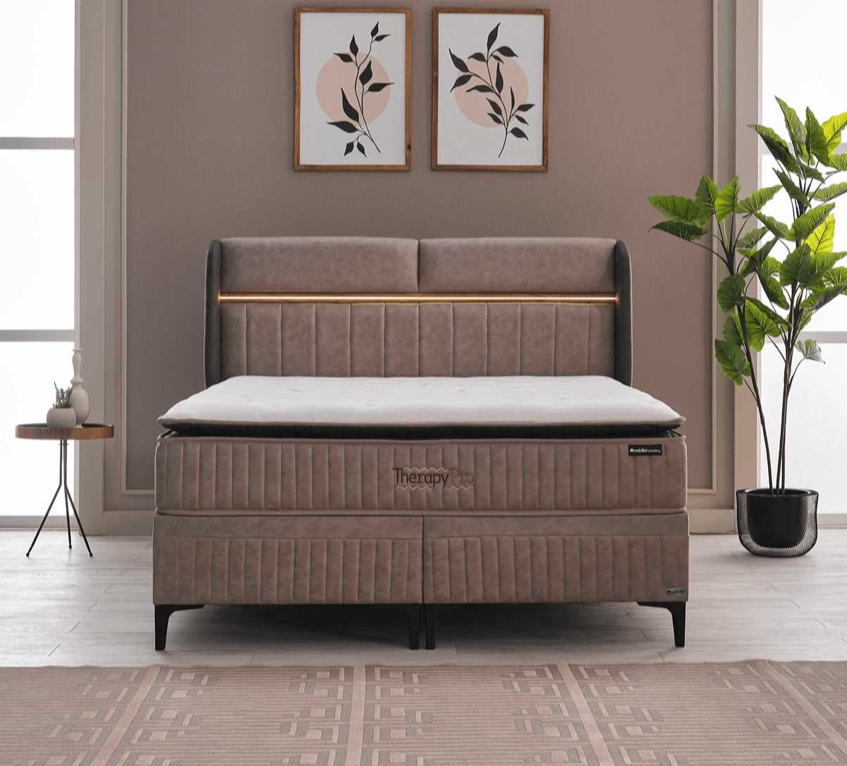 Hygiene kumaş kaplaması ile bakteri ve mikroplara karşı koruma sağlayan yatak. Pocket yay sistemi ve ekstra rahatlık sunan ped ile desteklenmiştir